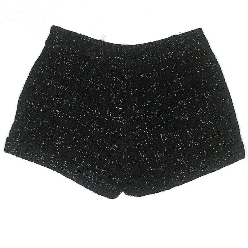 American Rag Metallic Sparkle tweed plaid dress Shorts NWT - Picture 2 of 4